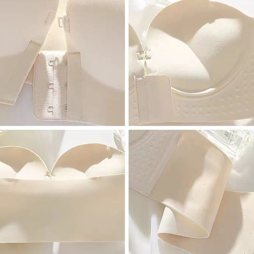 Sexy Seamless Bra Invisible Strapless Bras Anti-slip Front Buckle Small Breast Push Up Wireless Female Lingerie Women Underwear