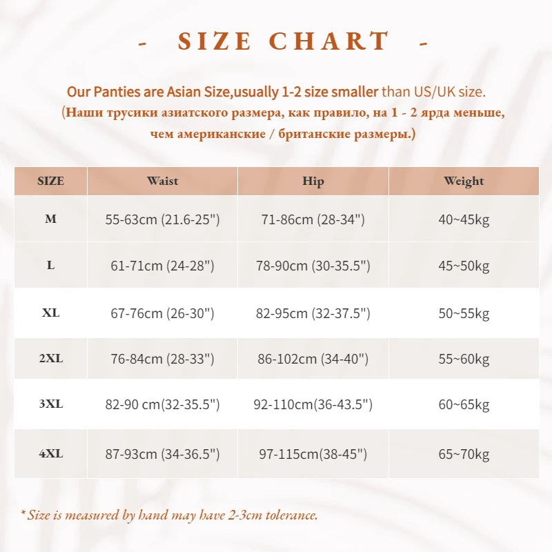 WarmSteps Mutandine da donna sexy in pizzo Intimo senza cuciture per donna Plus Taglia grande XXXXL Lingerie Slip in cotone a vita bassa