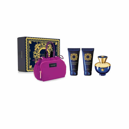 Versace Dylan Blue Pour Femme Eau De Parfum Spray 100ml Set 4 Pezzi