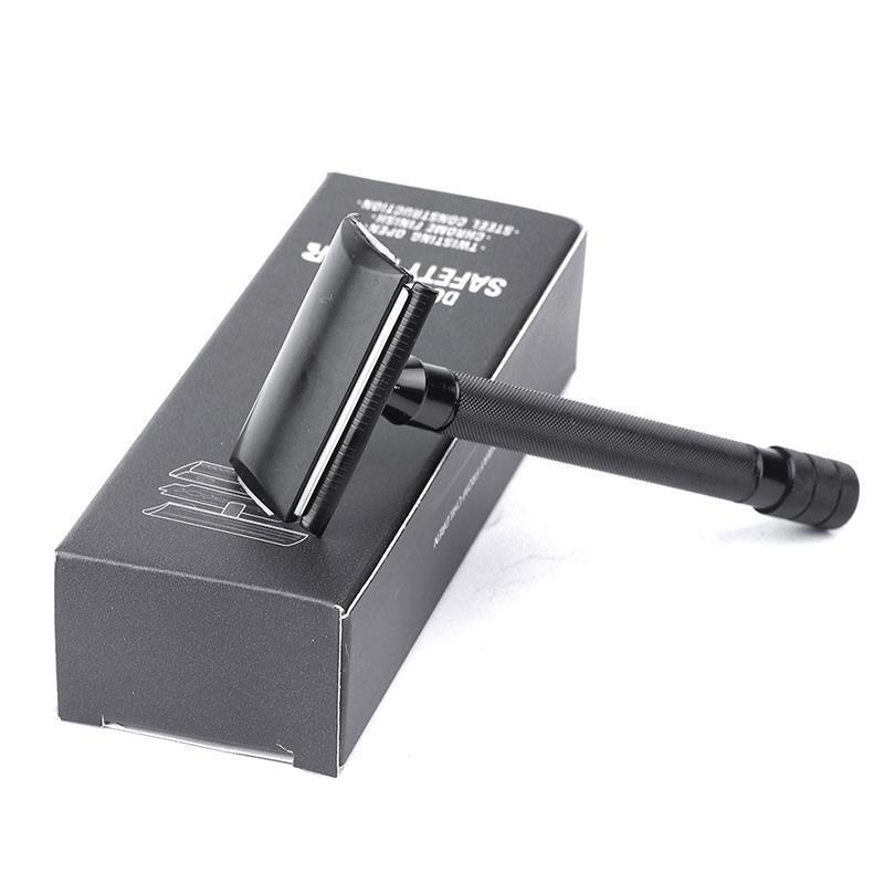 Old-fashioned Manual Pogonotomy Scraping Metal Scraper With Brush Combination