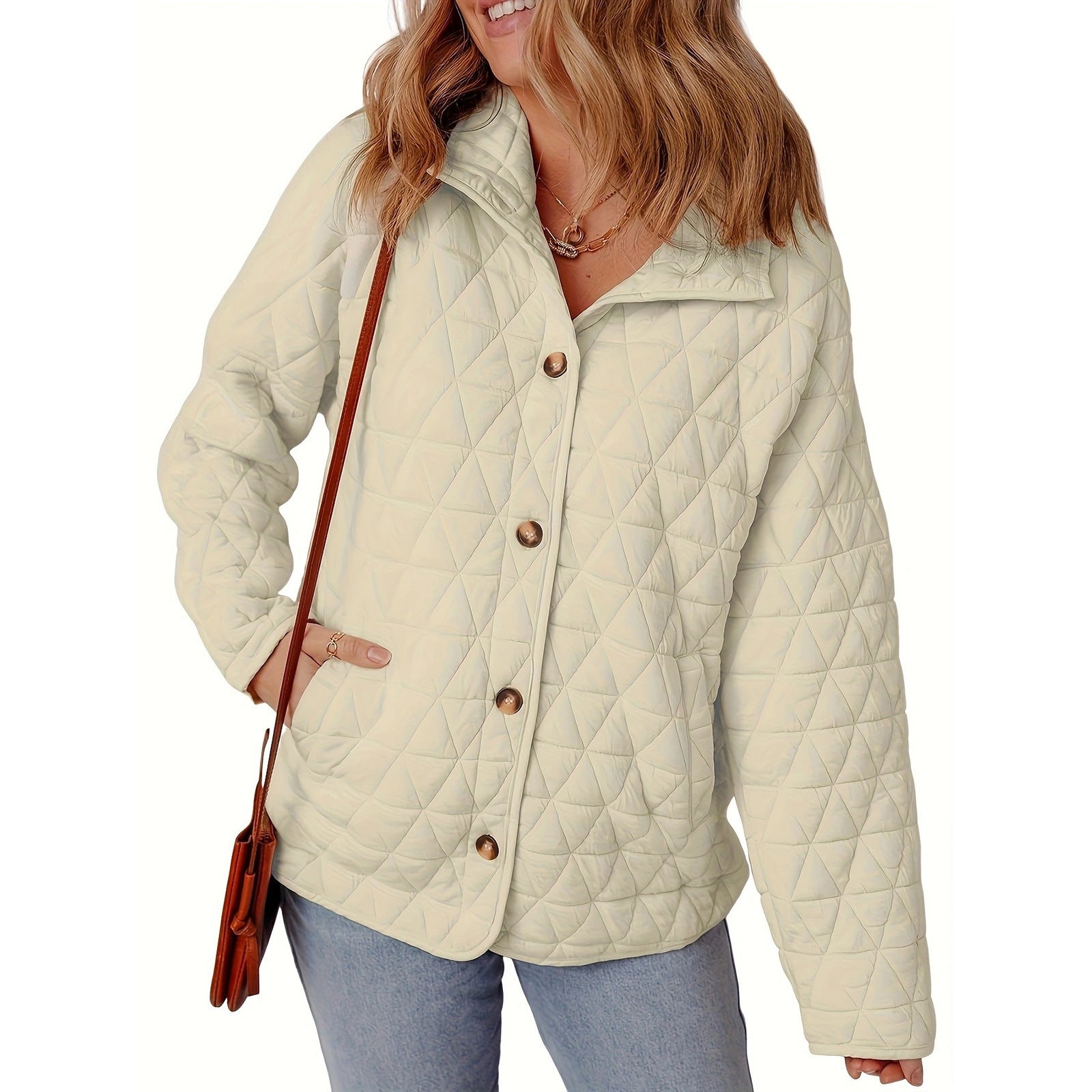 New Cotton Coat With Solid Color Women