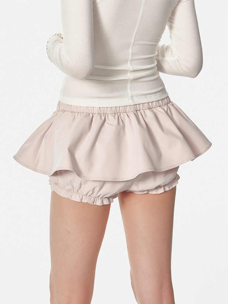 Skirt High Waist Bubble Three-dimensional Skirt