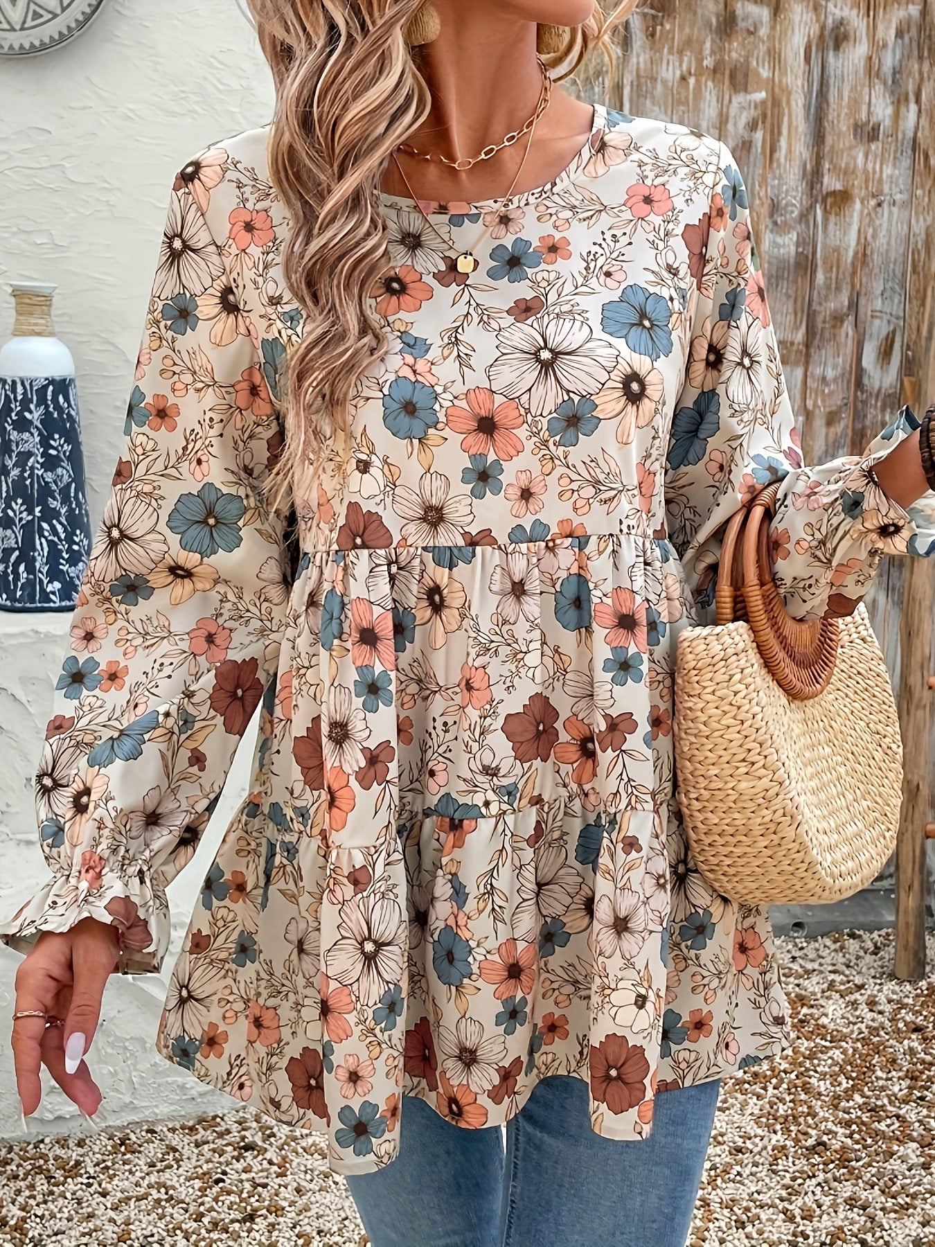 Women's Loose Long Sleeve Shirt