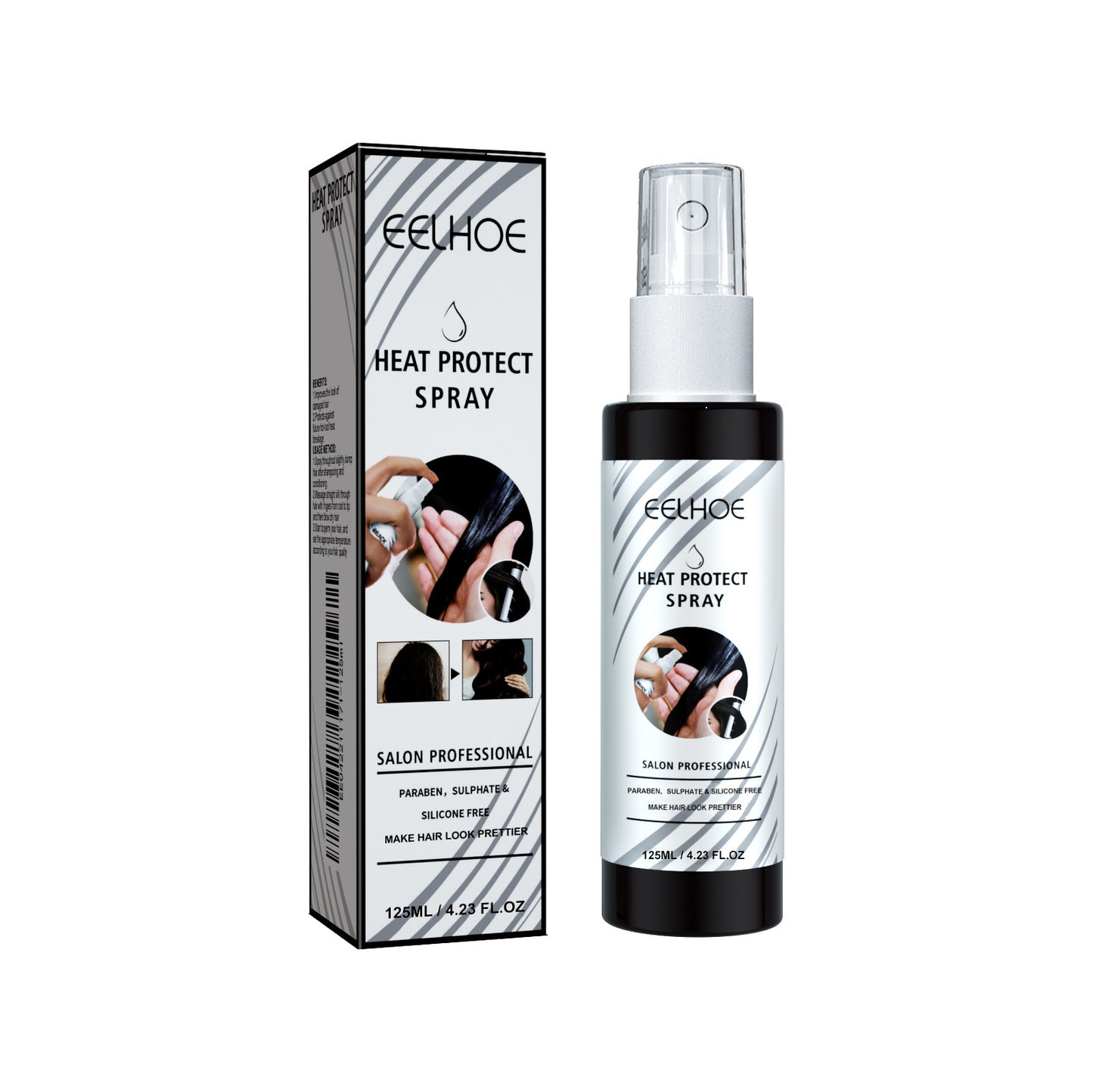 Roller Comb Does Not Hurt Hair Anion Straight Curling Or Straightening Double PTC Heater