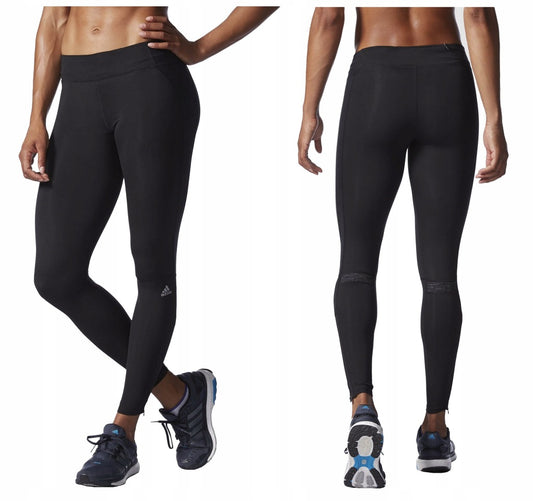 Adidas, Supernova, Sports Women Synthetic Leggings, Black, Size Medium
