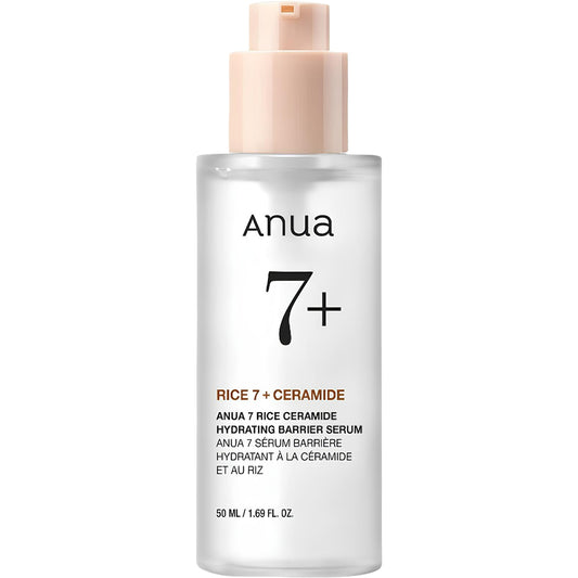Anua, Rice 7+, Ceramide, Hydrating, Serum, For Face, 50 ml