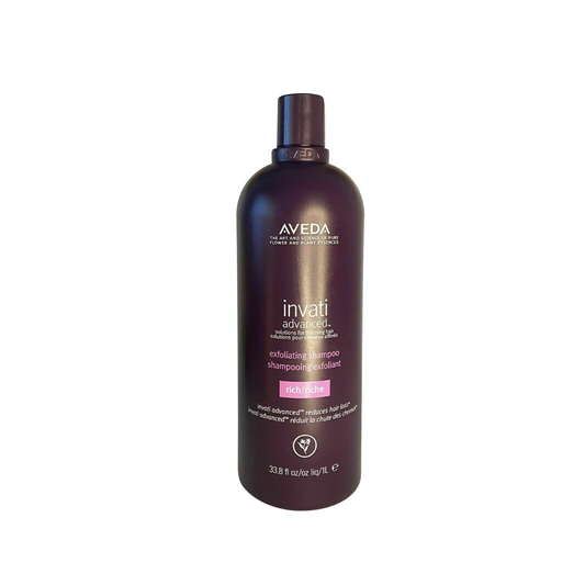 Aveda, Invati Advanced, Hair Treatment Shampoo, Gentle Exfoliation, All Hair Types, 1000 ml