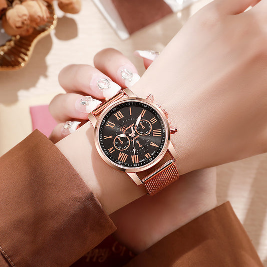 Women's Watch Fashion Simple Roman Scale