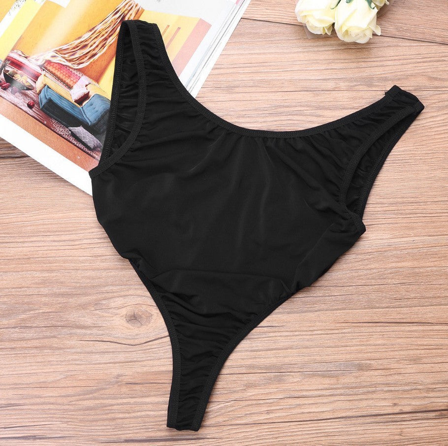 Women's Mesh Tulle Bodysuit Thong Pajamas