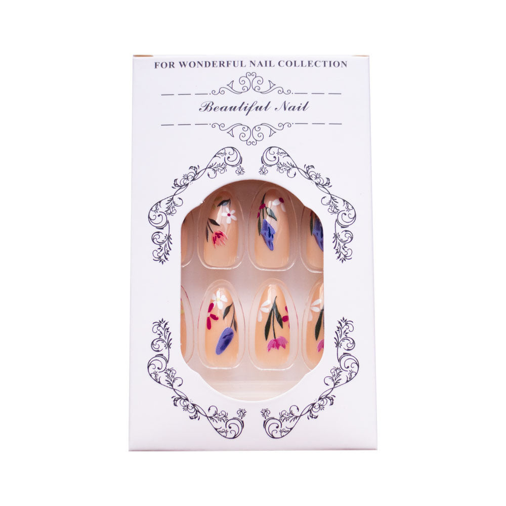 European And American Almond-shaped Removable Flower Wear Armor