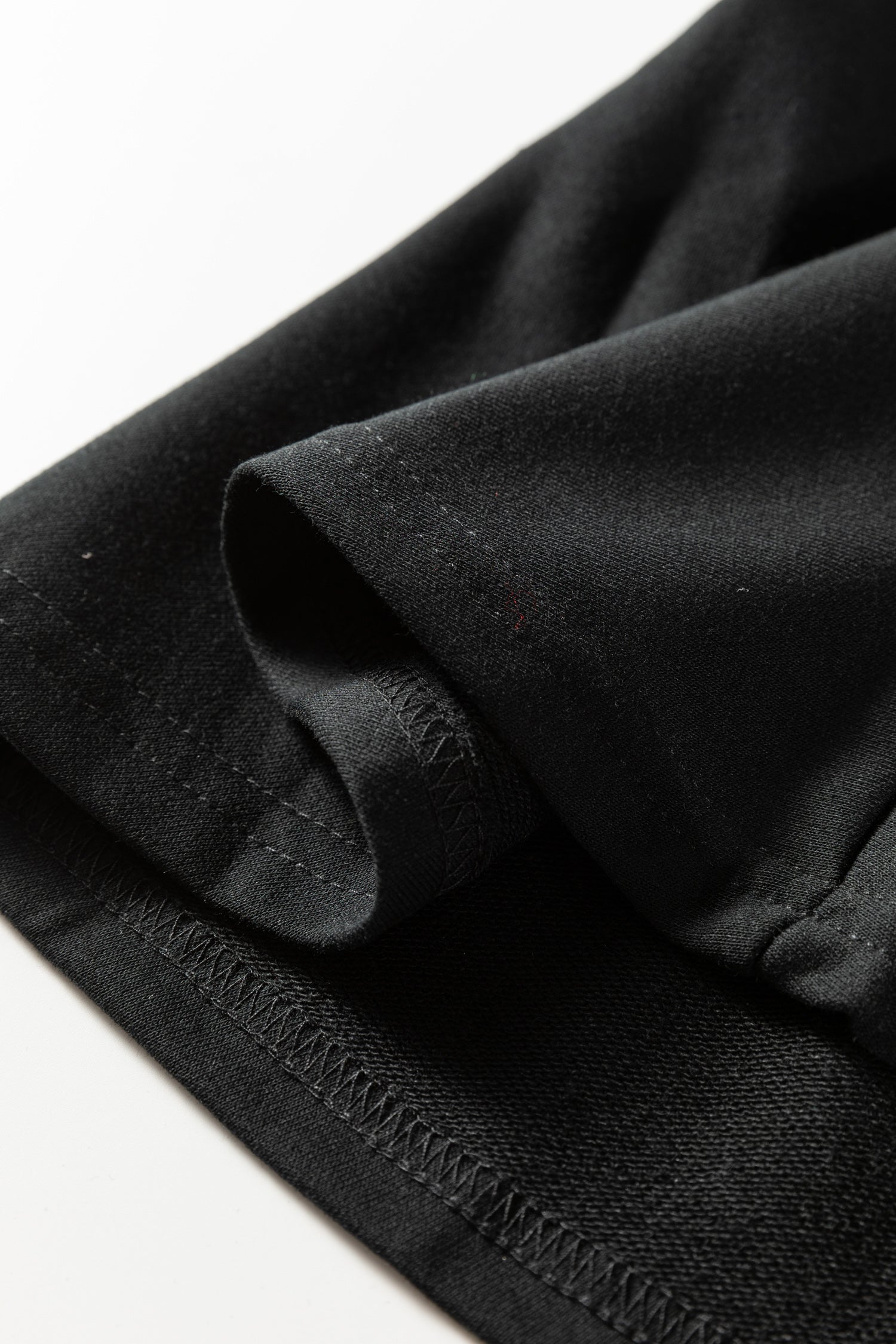 Black Plus Size Striped Cuffs Polo Collar Patchwork Long Sleeve Ruffle Hem Dress