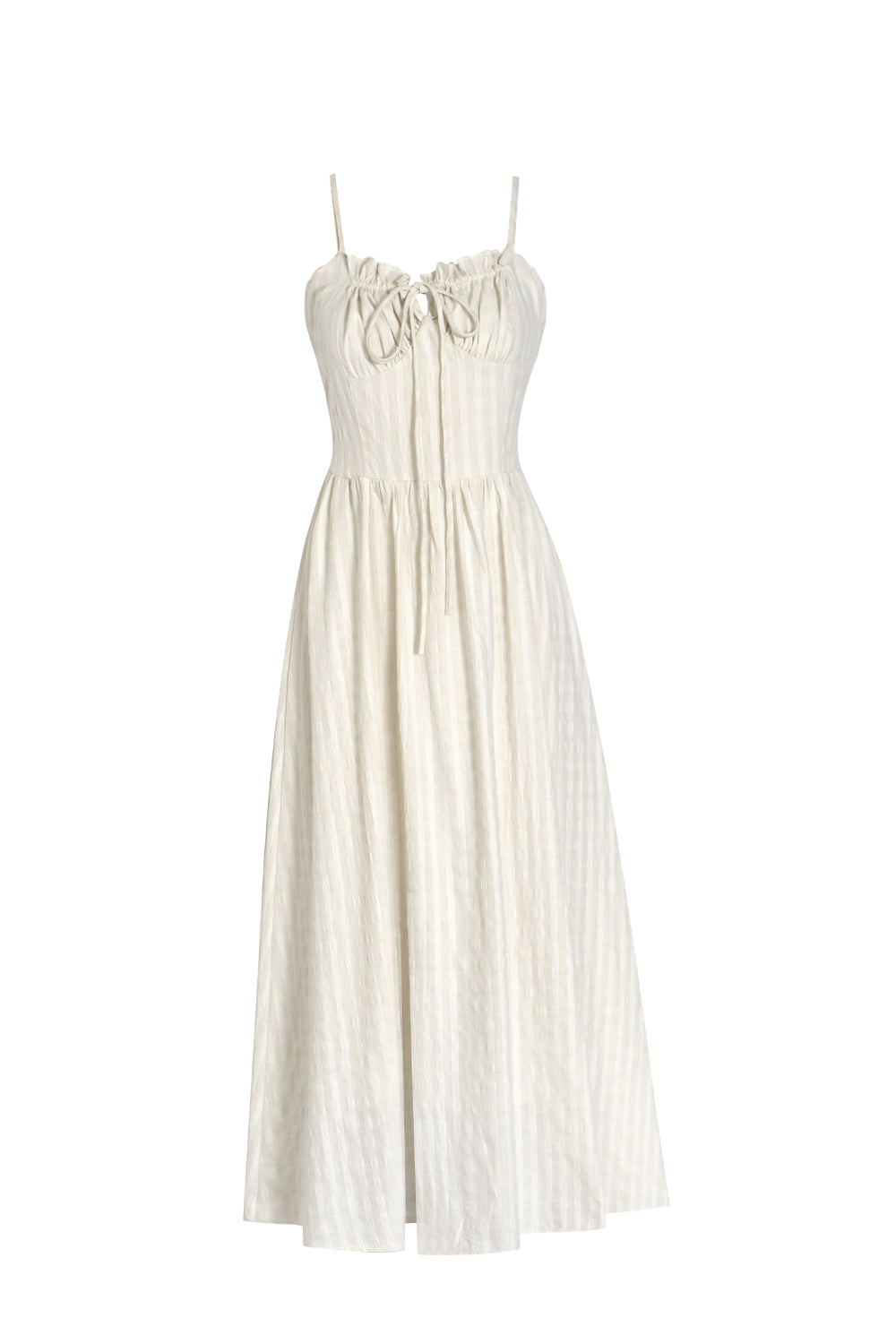 Checkered First Love Strap Dress French