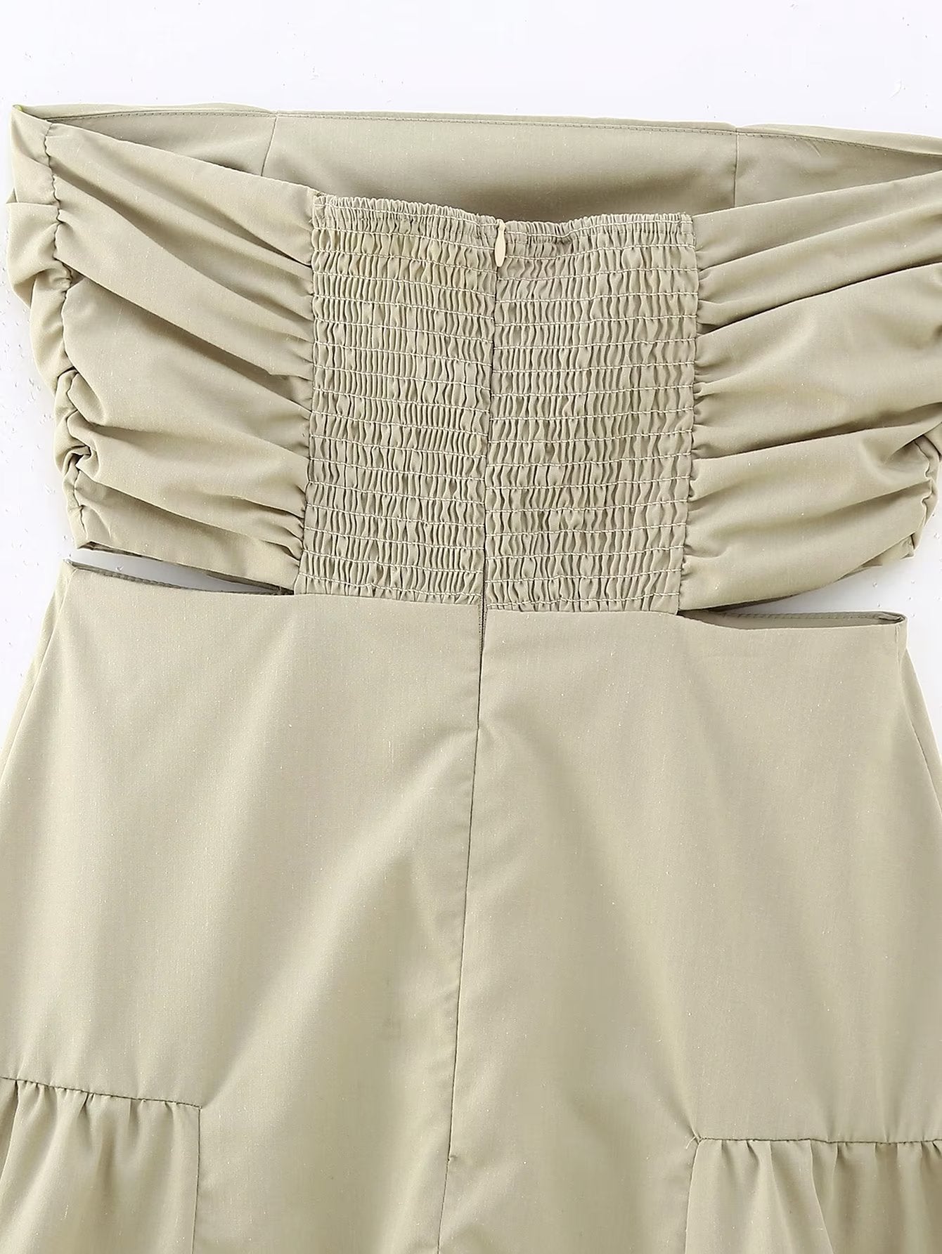 Hollow Out Wrapped Waist Slim Dress