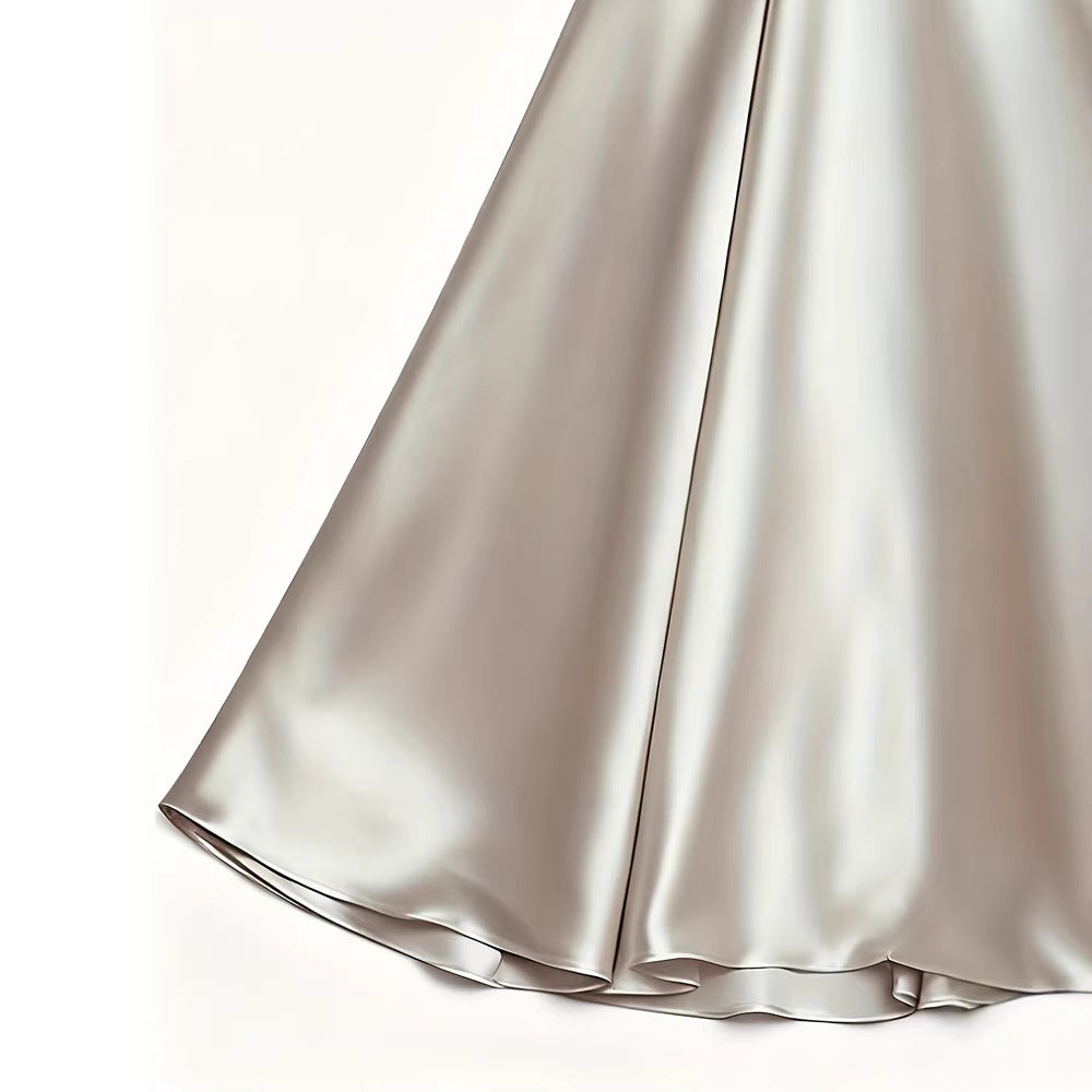 French-style Elegant Subtly Luxurious V-neck Dress With A Premium Feel