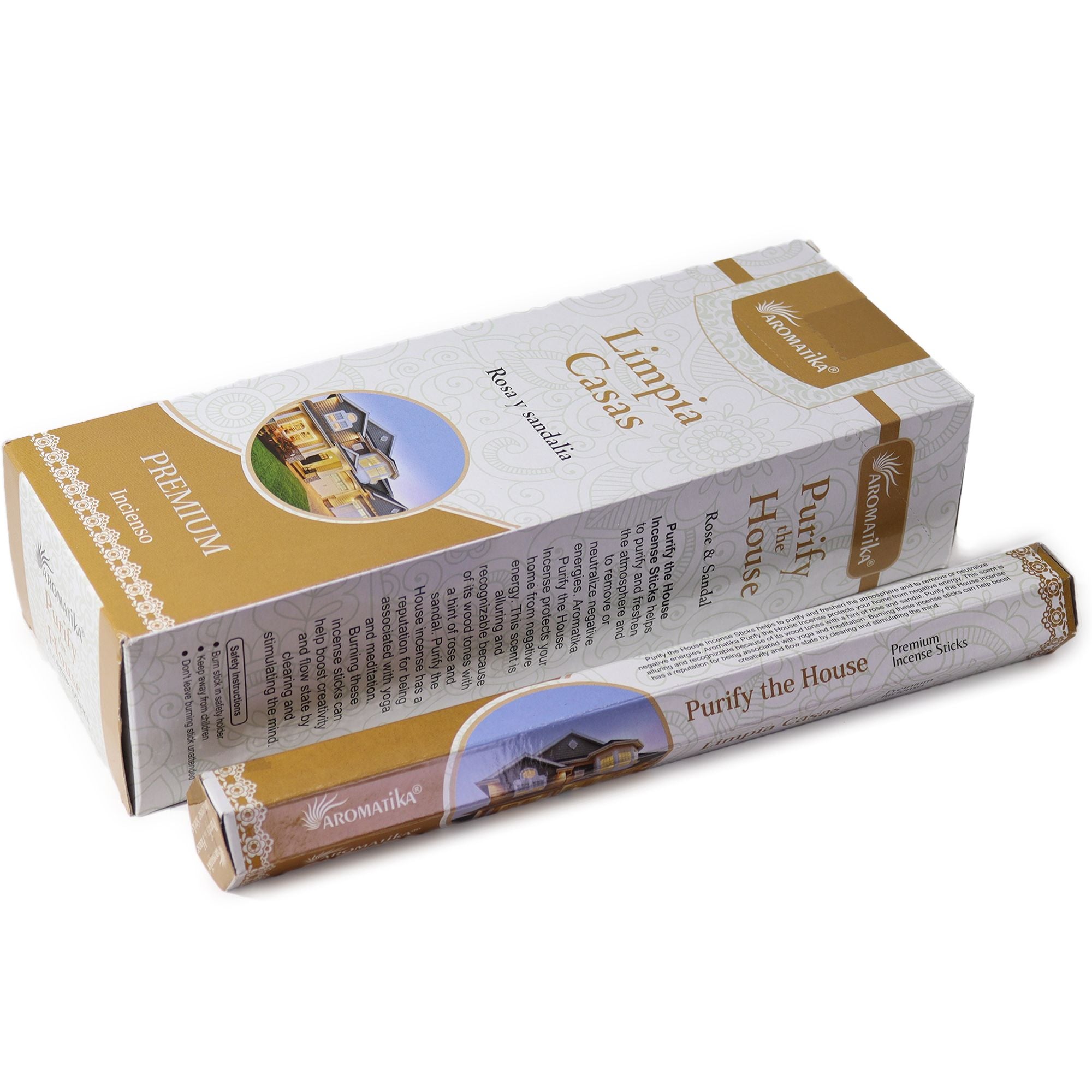 Aromatika Charcoal Free Hex Incense - Purify the House
