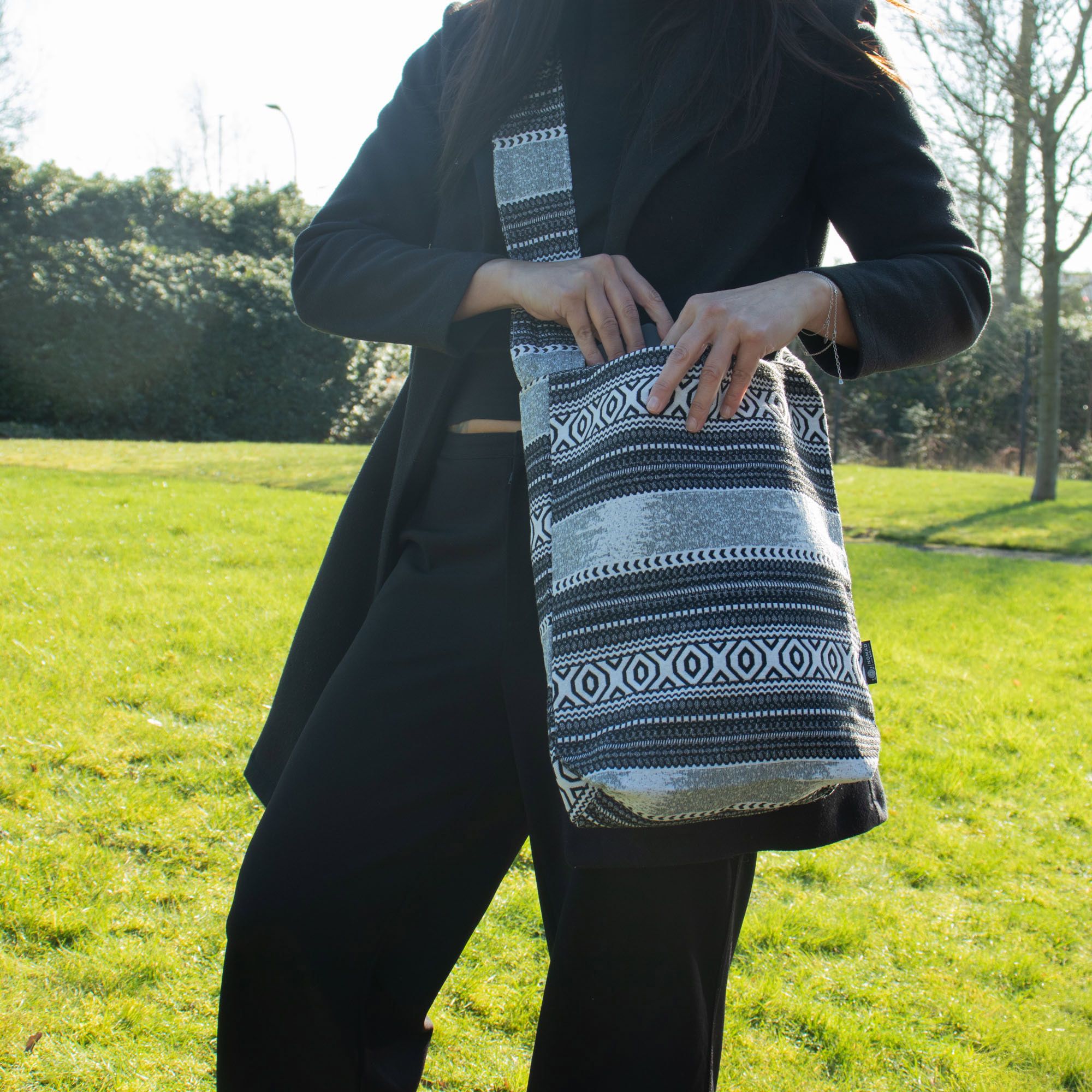 Nomad Sari Jacquard Natural Nomad Carryall Bags - Urban Caravan