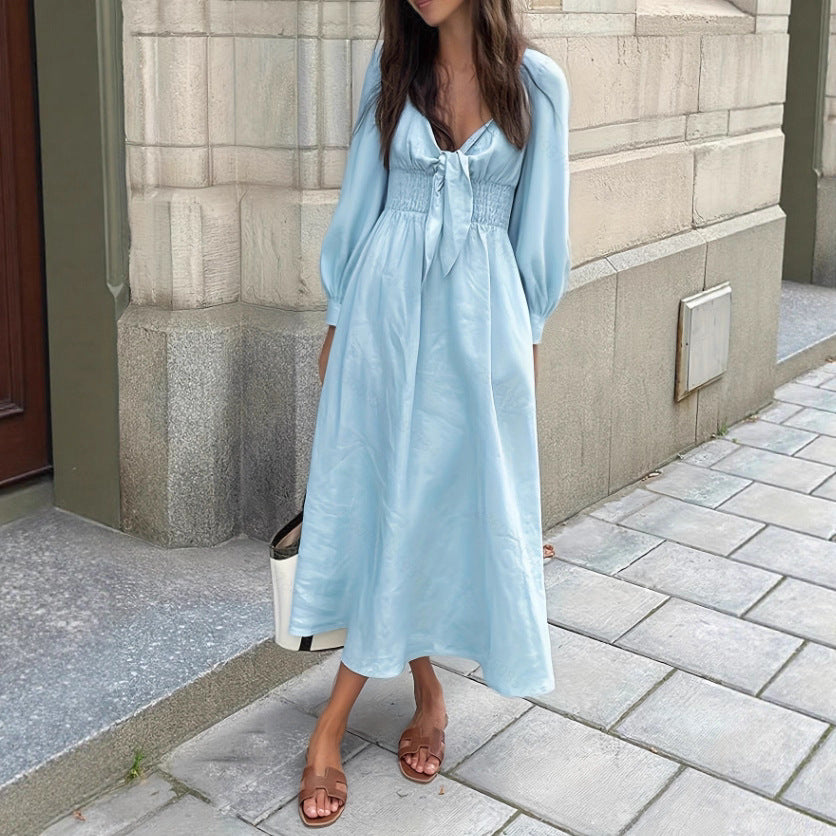 New Summer French-style Elegant Maxi Dress