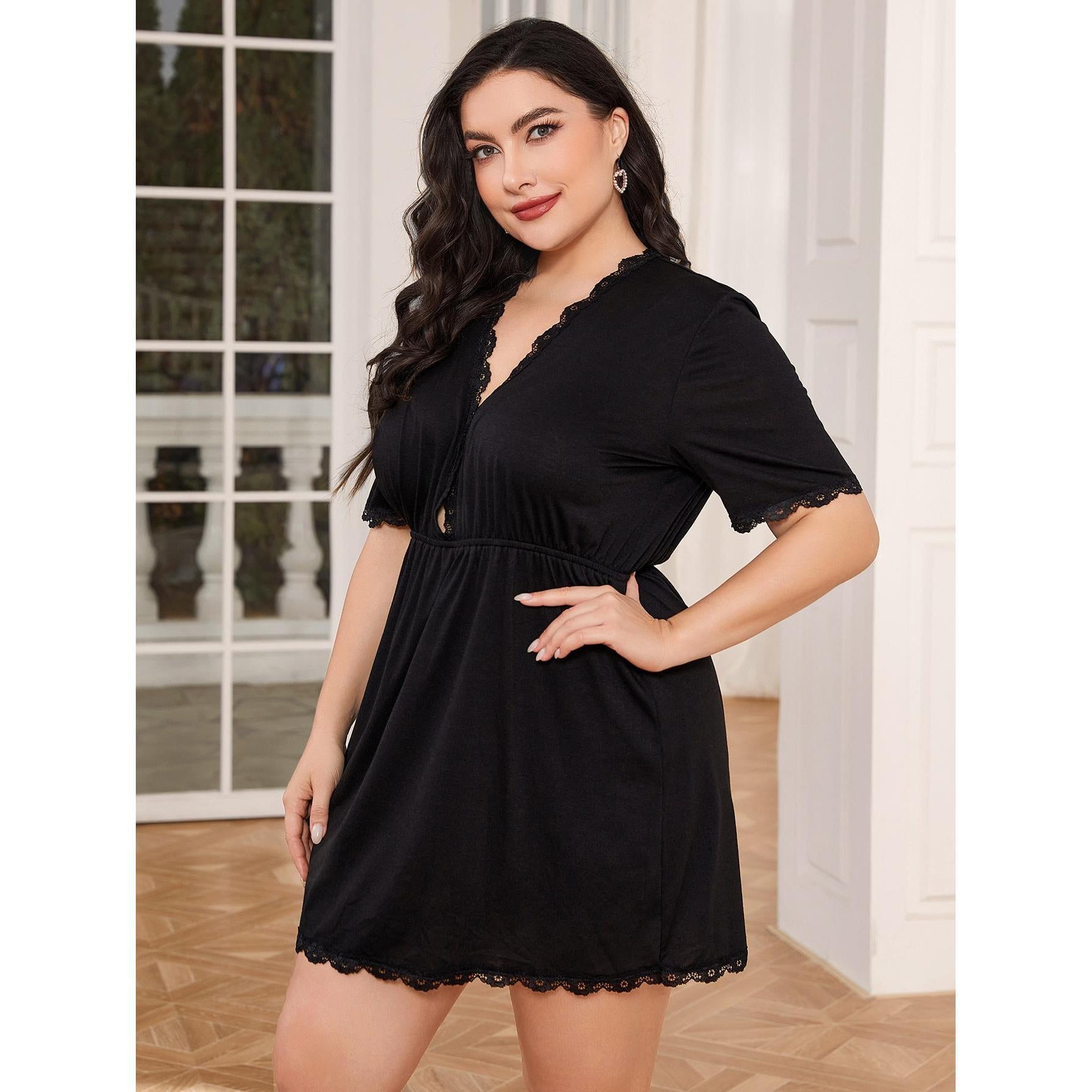 European And American Plus Size Pajamas For Women