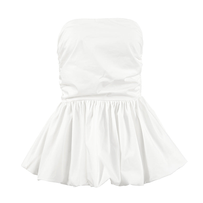 Summer French Style Temperament White Bra Vest