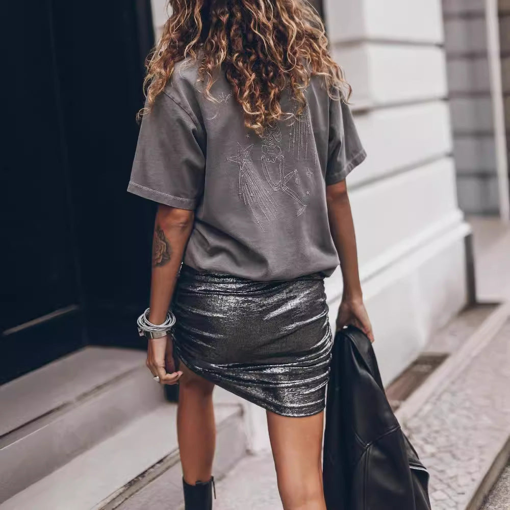 Women's Fashion Slim Fit Slimming Elastic Skirt