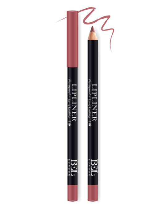 Bel London, BEL London, Hydrogenated Vegetable Oil, Waterproof, Contour, Lip Liner, 119, 0.78 g