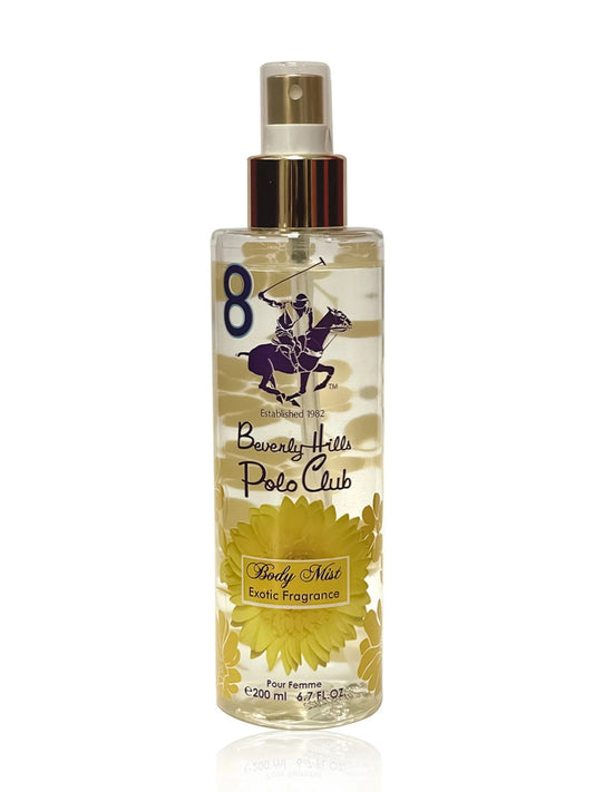 Beverly Hills Polo Club, No.8 Exotic Fragrance, Body Spray, 200 ml