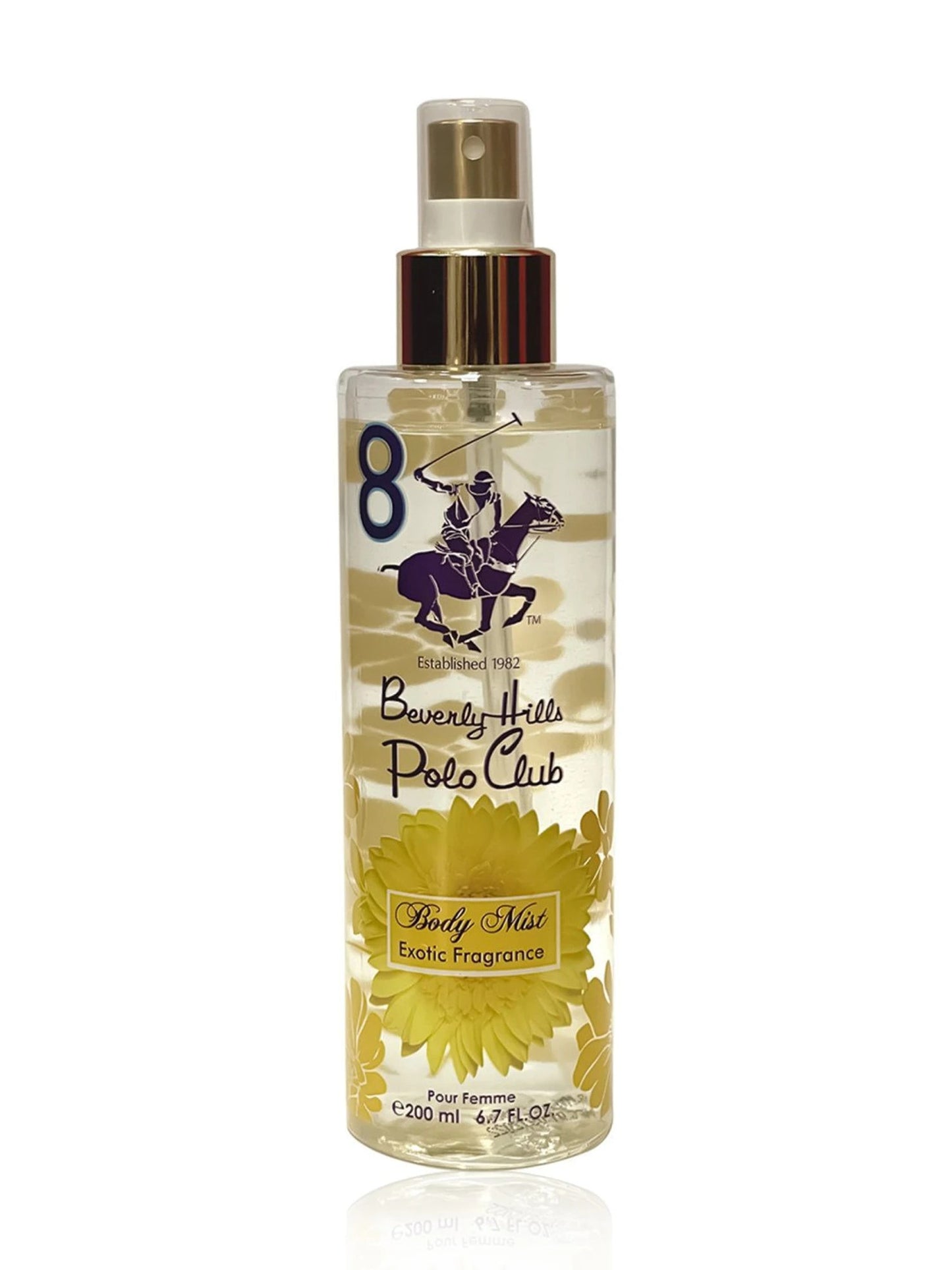 Beverly Hills Polo Club, No.8 Exotic Fragrance, Body Spray, 200 ml