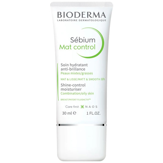 Bioderma, Sebium Mat Control, Moisturizing, Day & Night, Cream, For Face, 30 ml