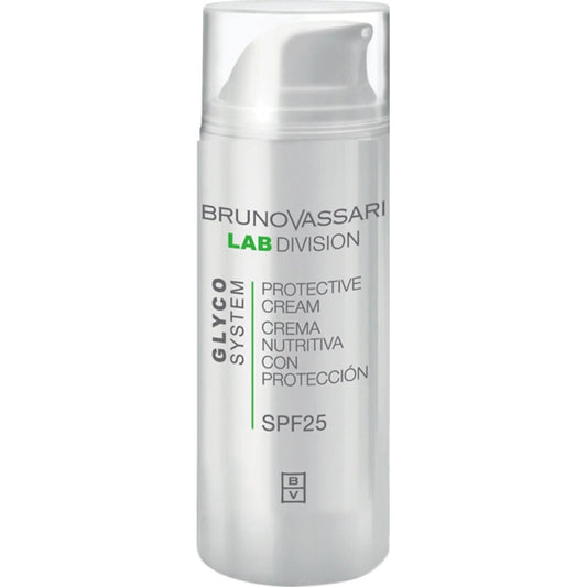 Bruno Vassari, Glyco System, Niacinamide, Hydra-Nourishing, Day, Cream, For Face, SPF 25, 50 ml