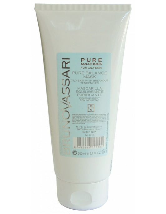 Bruno Vassari, Pure Solutions, Purifying, Cream Mask, For Face & Neck, 200 ml