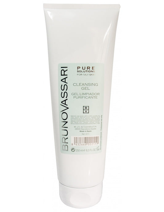 Bruno Vassari, Pure Solutions, Vegetable proteins, Cleansing and Hydrating, Cleansing Gel, For Face, 250 ml