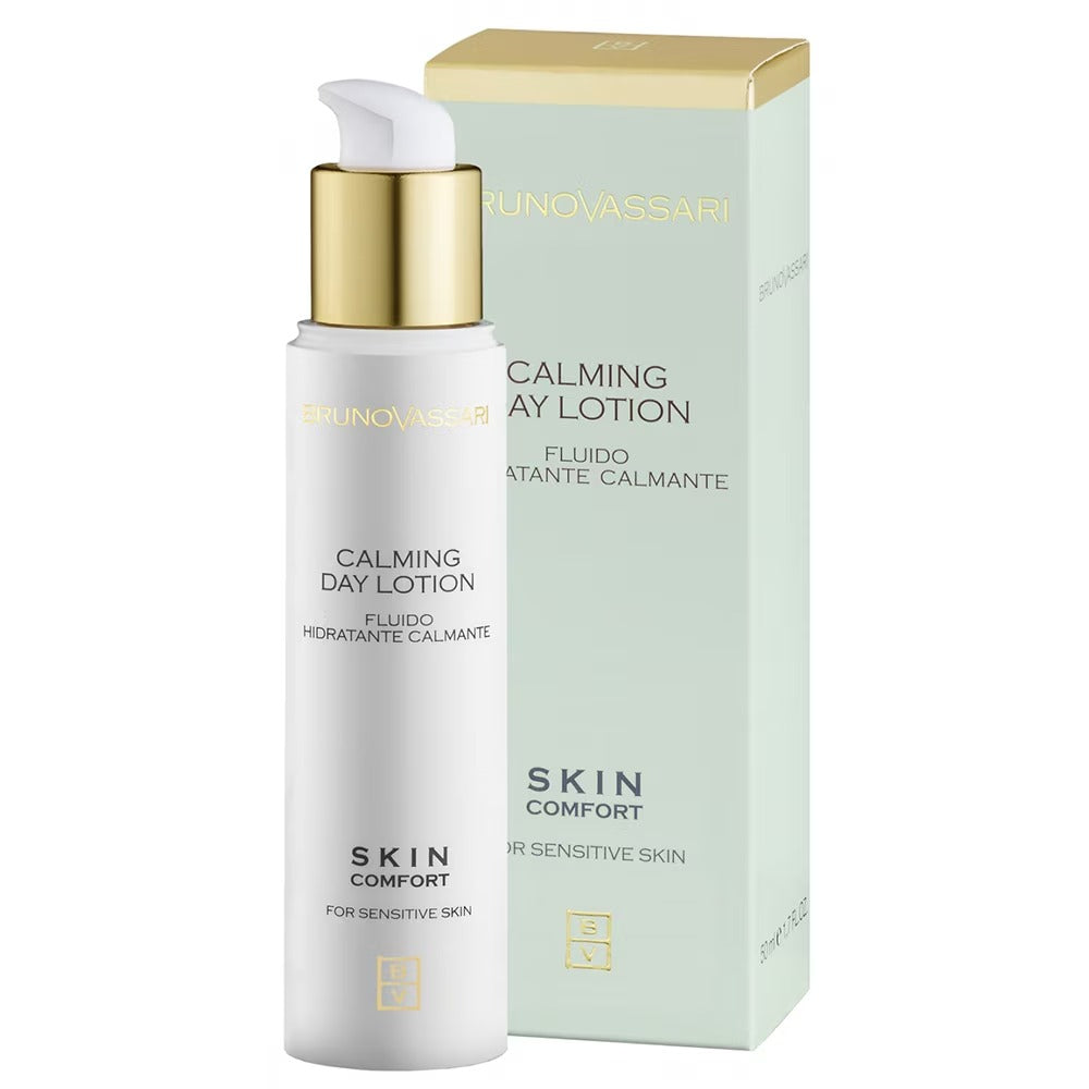 Bruno Vassari, Skin Comfort, Perfume-Free, Calming, Morning, Lotion, For Face, 50 ml