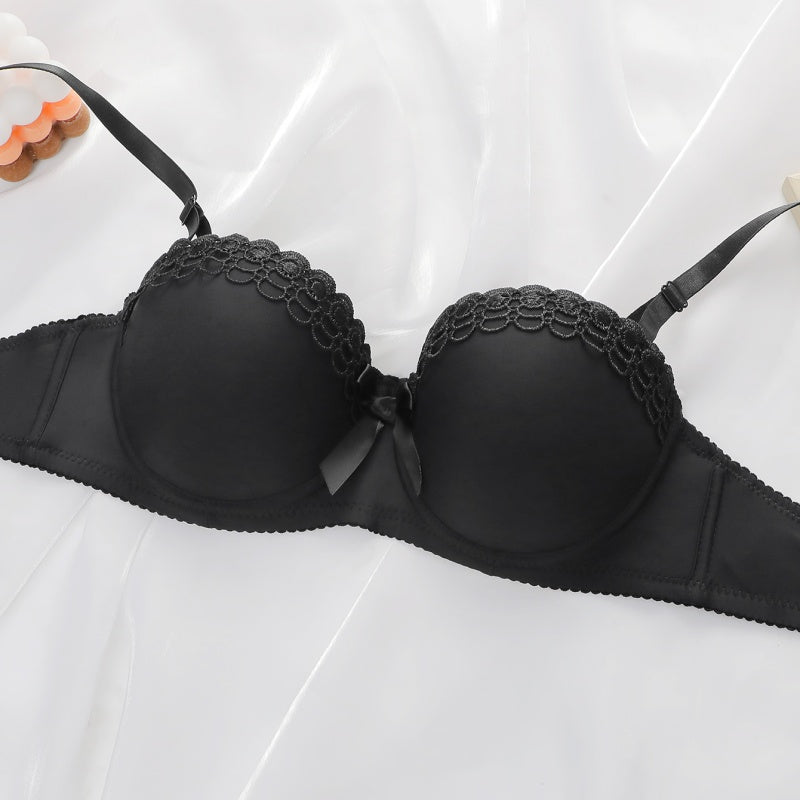 Embroidered Butterfly Bra Lingerie Set, Non-slip, Fashionable And Sexy Women's Lingerie Set,Multiple Colors Available
