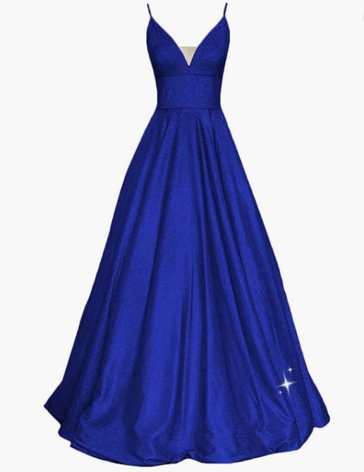 Banquet Voile Long Dress Ladies