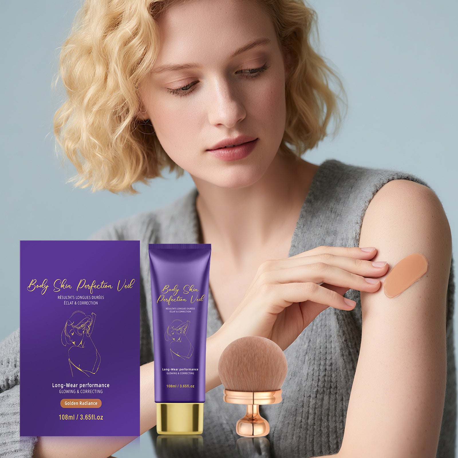 Daily Uniform Facial Skin Color Creates Long-lasting Natural Light And Transparent Makeup