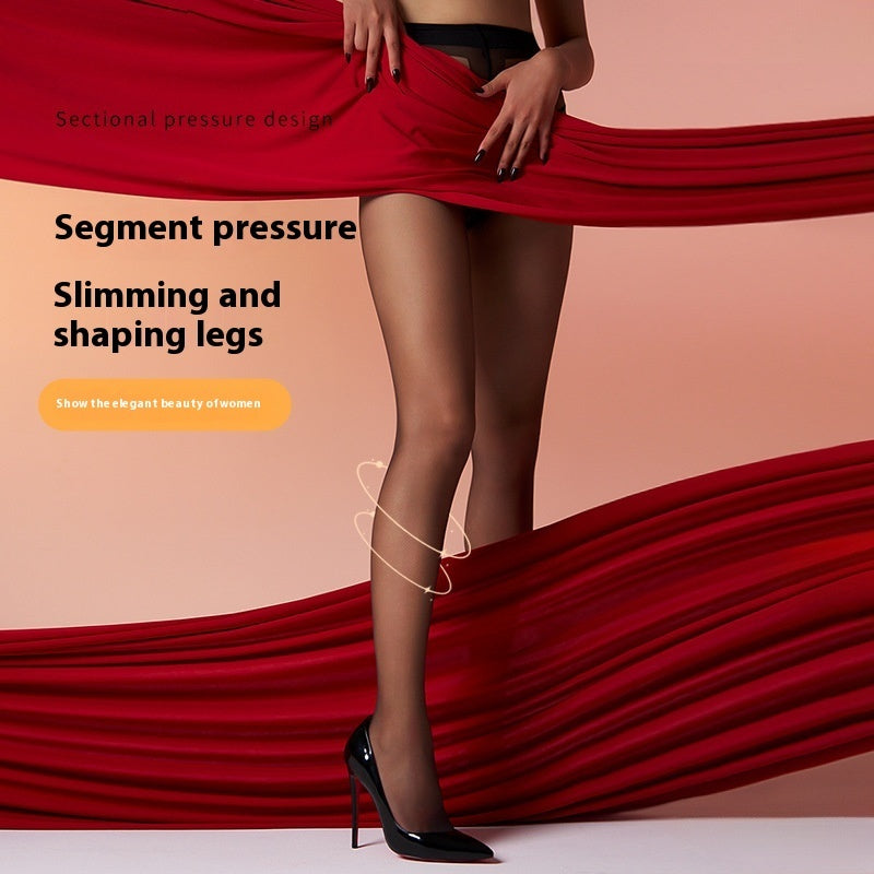 Soft T-shaped Crotch Milk Silk Velvet 5D Stockings Smooth Skin Color And Thin Summer Pantyhose