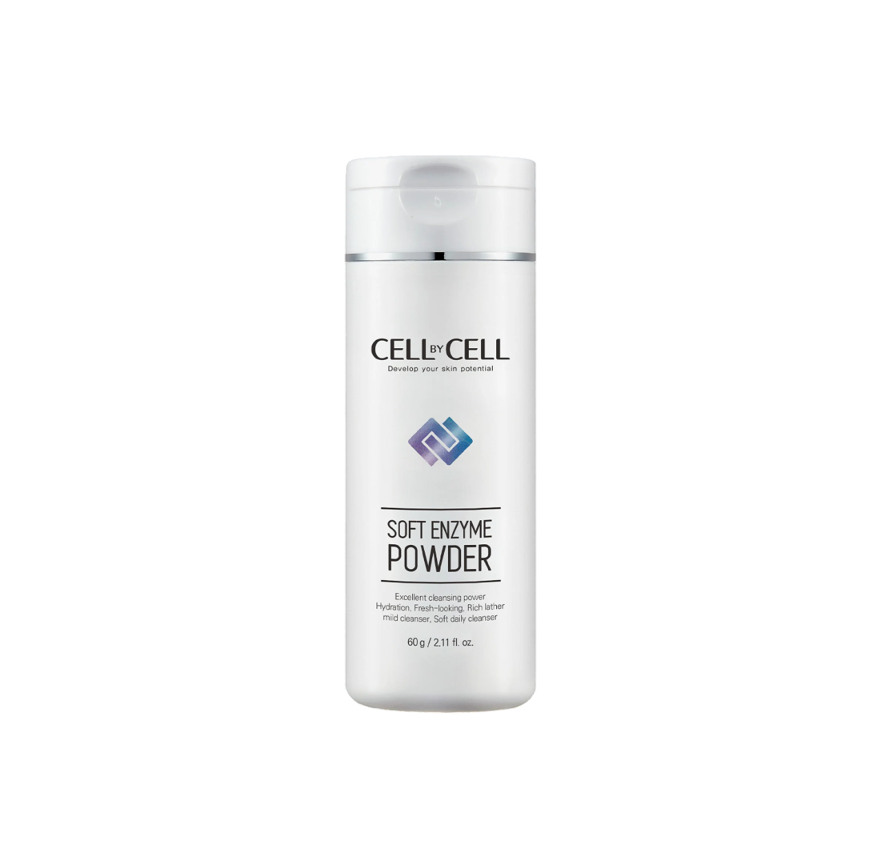 Cell By Cell, Soft Enzyme, Papaya Enzyme, Cleansing, Exfoliating Powder, 60 g