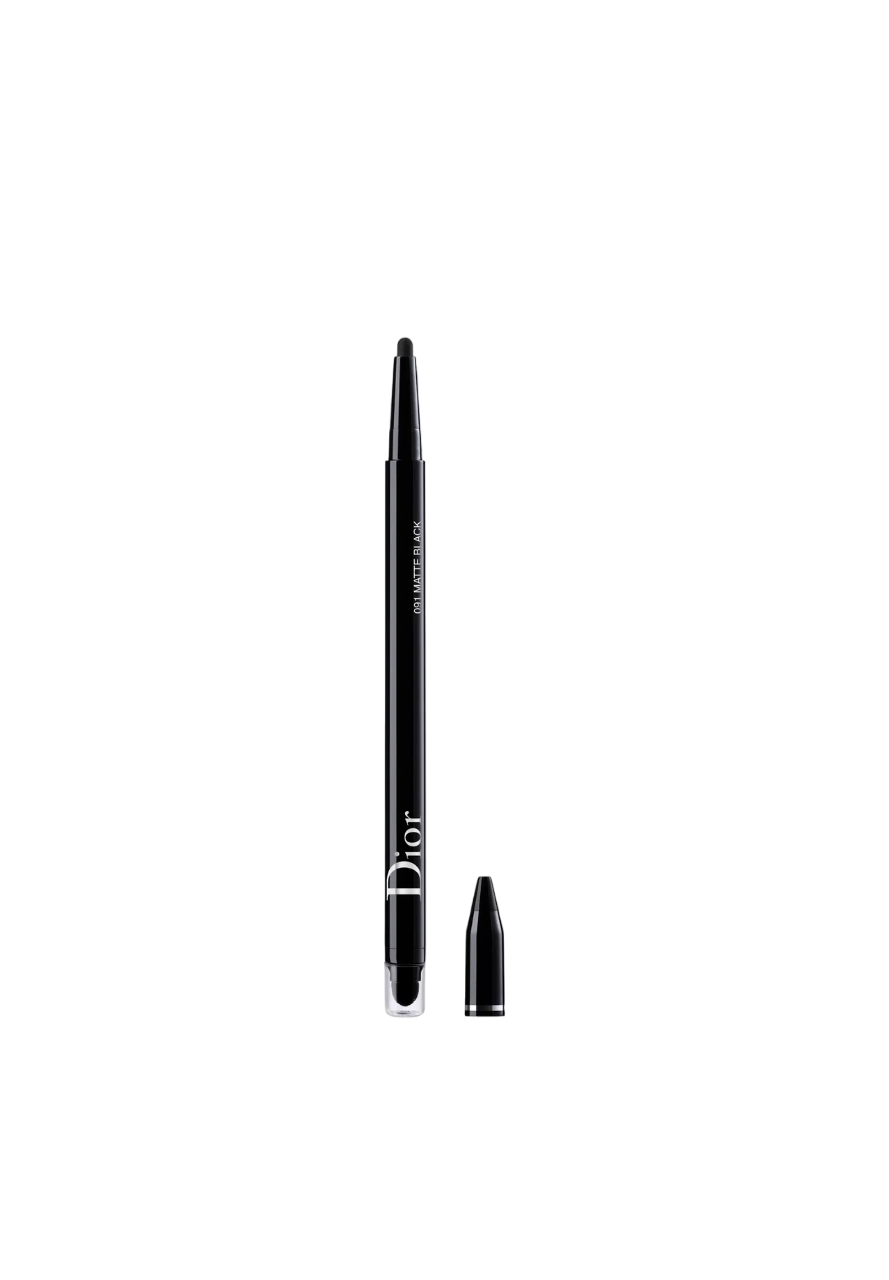 Christian Dior, Diorshow On Stage, Waterproof, Double-Ended, Kohl Eyeliner, 091, Black, 1.2 g