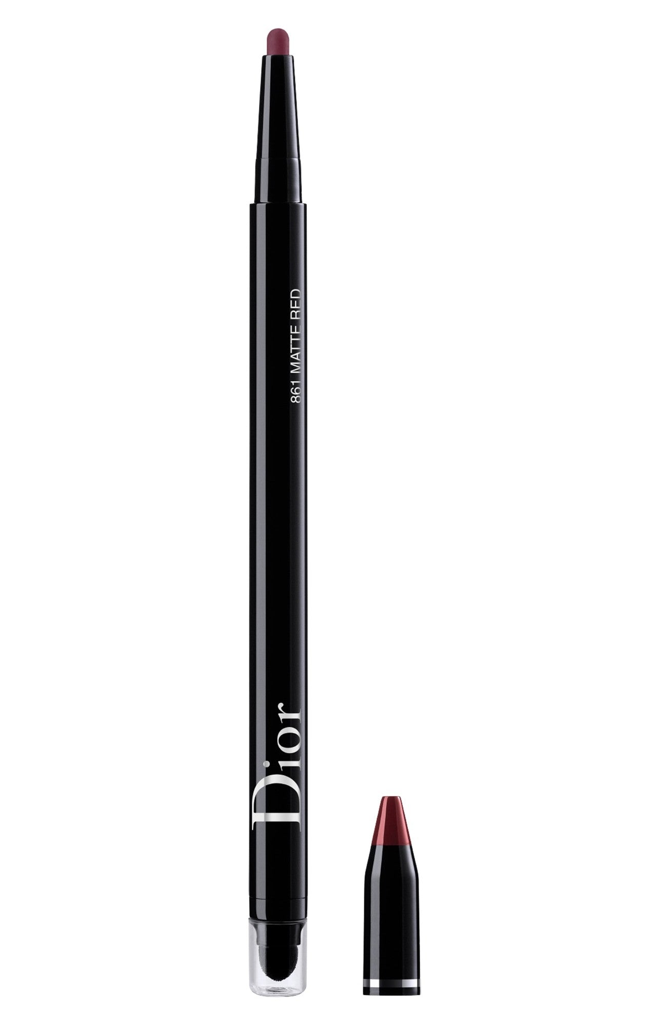 Christian Dior, Diorshow On Stage, Waterproof, Double-Ended, Kohl Eyeliner, 861, Matte Red, 1.2 g