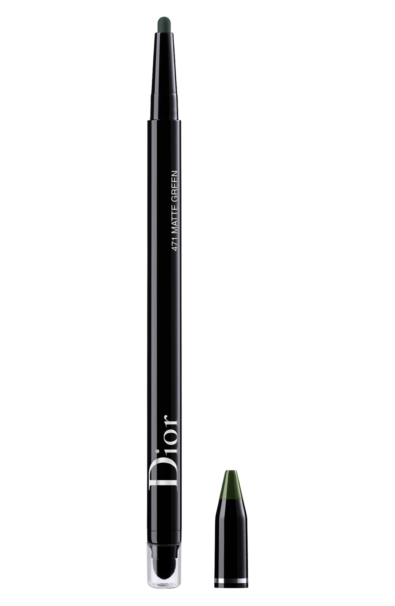 Christian Dior, Diorshow On Stage, Waterproof, Double-Ended, Kohl Eyeliner, 471, Matte Green, 1.2 g