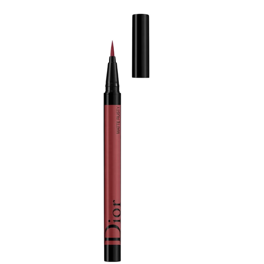Christian Dior, Diorshow On Stage, Waterproof, Ultra-Flexible Felt Tip, Intense Color, Liquid Eyeliner, 876, Matte Rusty, 0.55 ml