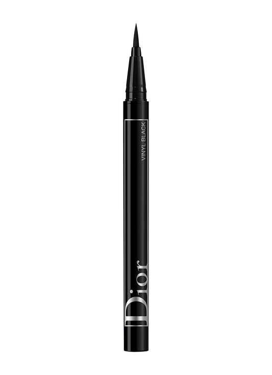 Christian Dior, Diorshow On Stage, Waterproof, Ultra-Flexible Felt Tip, Intense Color, Liquid Eyeliner, 096, Vinyl Black, 0.55 ml
