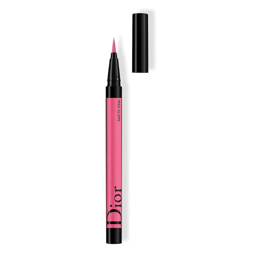 Christian Dior, Diorshow On Stage, Waterproof, Ultra-Flexible Felt Tip, Intense Color, Liquid Eyeliner, 851, Matte Pink, 0.55 ml