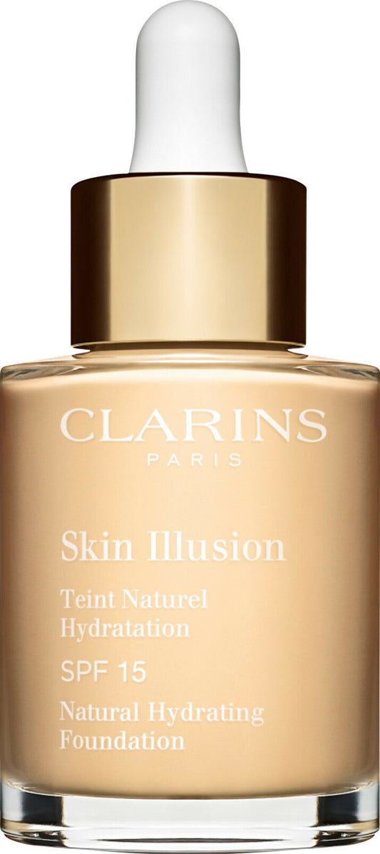 Clarins, Skin Illusion, Colour Correcting, Liquid Foundation, 105,5, SPF 15, 30 ml *Tester