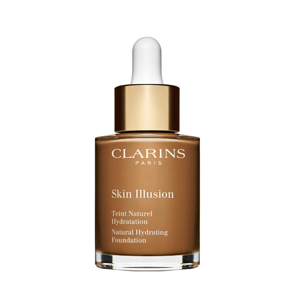 Clarins, Skin Illusion, Colour Correcting, Liquid Foundation, 118,5, Chocolate Natural, SPF 15, 30 ml *Tester