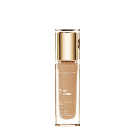 Clarins, True Radiance, Liquid Foundation, 112,5, Cream Caramel, SPF 15, 15 ml *Tester