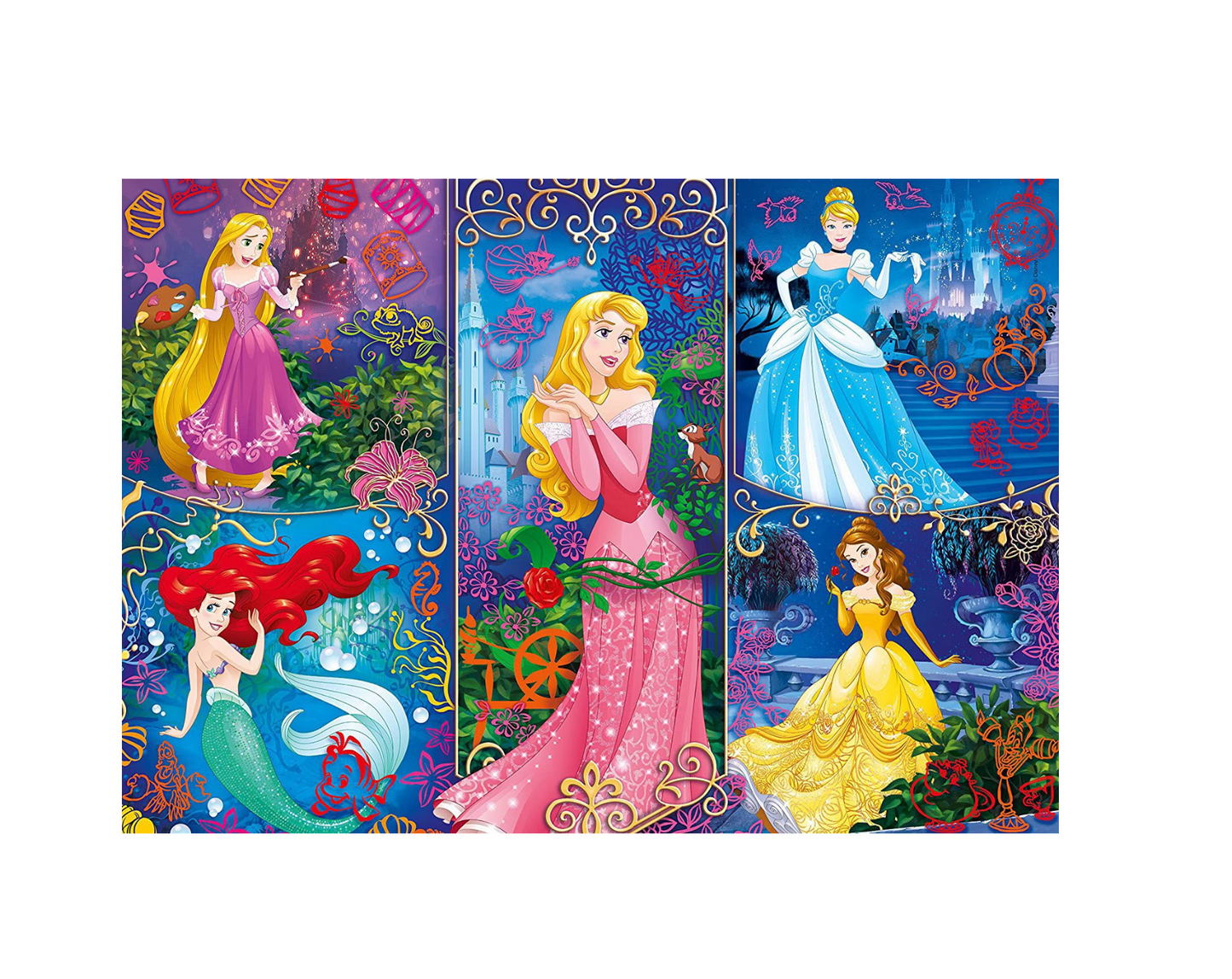 Clementoni, Disney Princess, Disney Princess, Construction Set, For Girls, 8+ years, 104 pcs