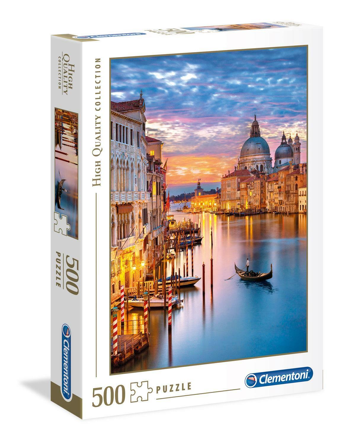 Clementoni, High Quality Collection, Lighting Venice, Puzzle, Unisex, 500 pcs