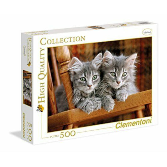 Clementoni, High Quality Collection, Kittens, Puzzle, Unisex, 500 pcs