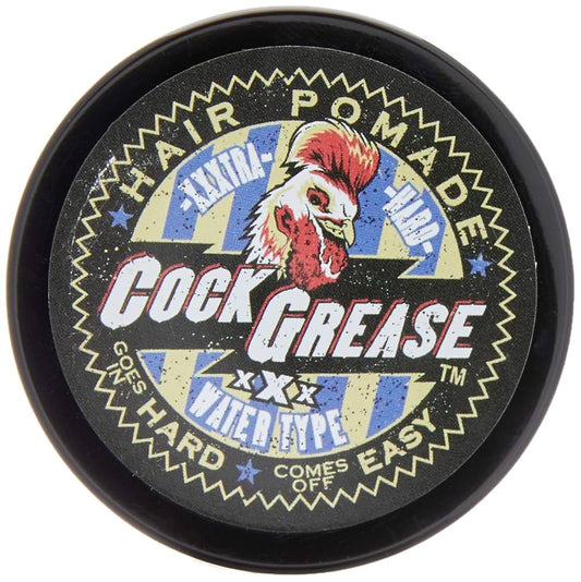 Cock Grease, Xxxtra Hard XXX, Hair Styling Pomade, Matte Finish, Extra Hold, 50 g